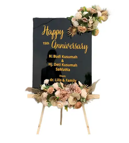 Papan Bunga Akrilik Kuncen